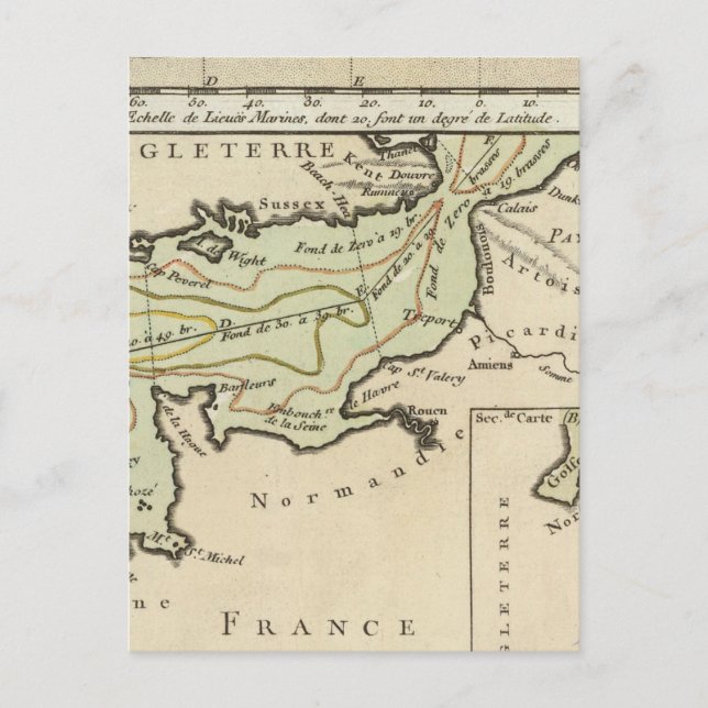 Postal Canal inglés (Anverso)