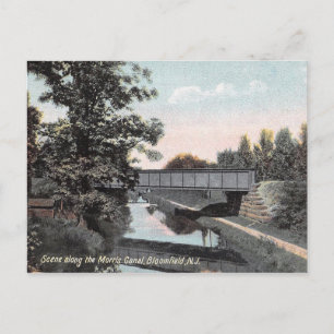 Postal Canal Morris, Bloomfield, Nueva Jersey, Vintage