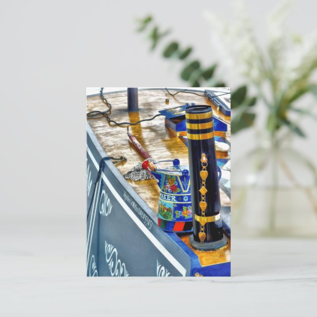POSTAL CANAL NARROWBOAT (Anverso de pie)