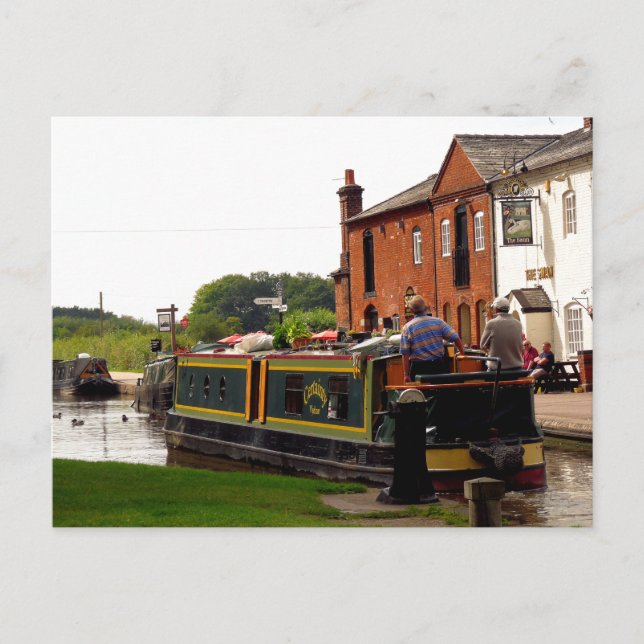 POSTAL CANAL NARROWBOATS (Anverso)