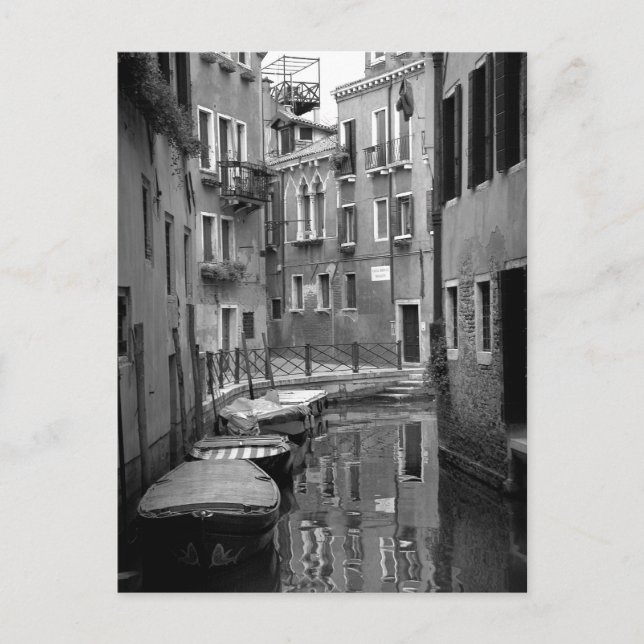 Postal Canal Postcard veneciano (Anverso)