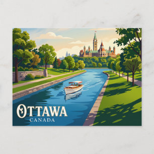 Postal Canal Rideau Canadá