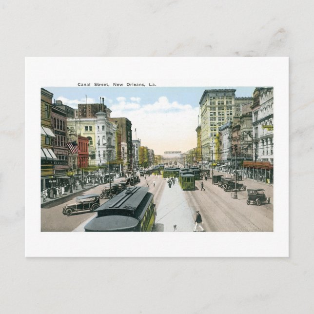 Postal Canal Street, Nueva Orleans, Luisiana (Anverso)