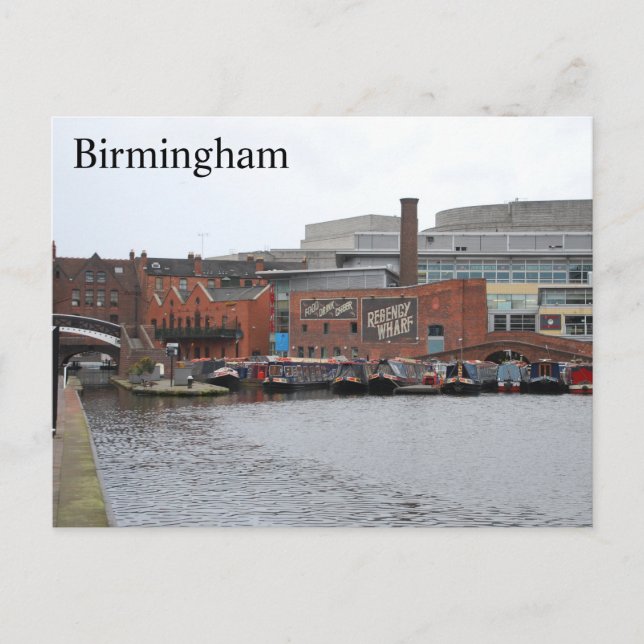 Postal Canales de Birmingham (Anverso)