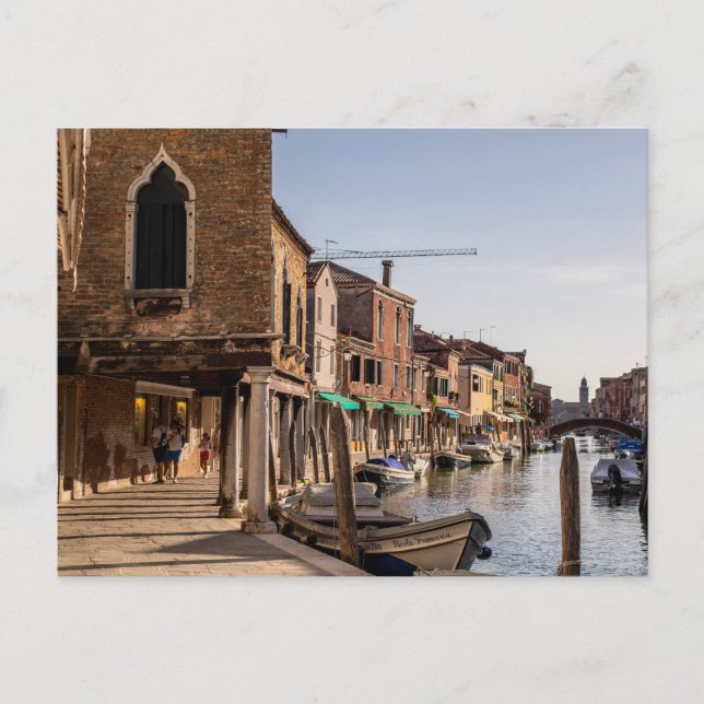 Postal Canales de Murano (Anverso)