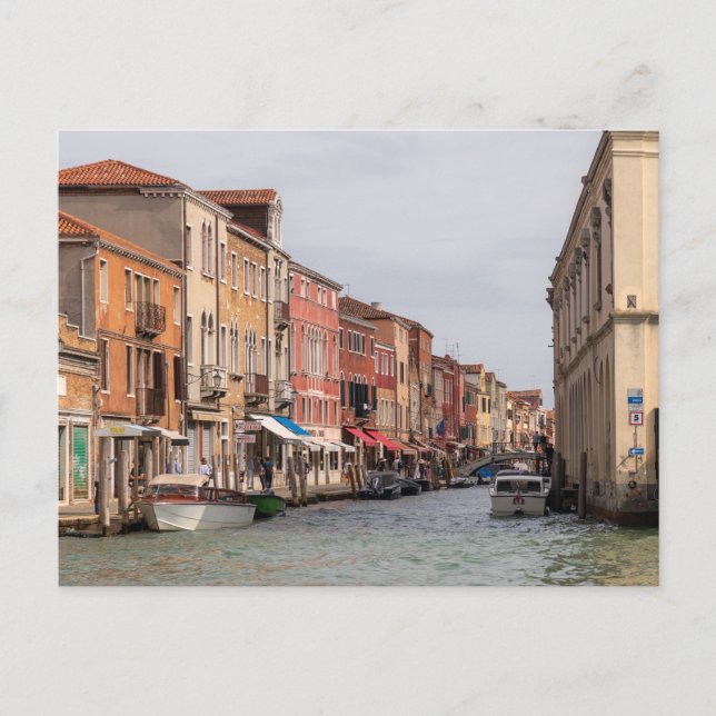 Postal Canales de Murano (Anverso)