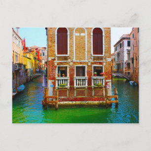 Postal Canales de Venecia