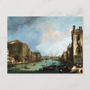 Postal Canaletto El Gran Canal de Venecia