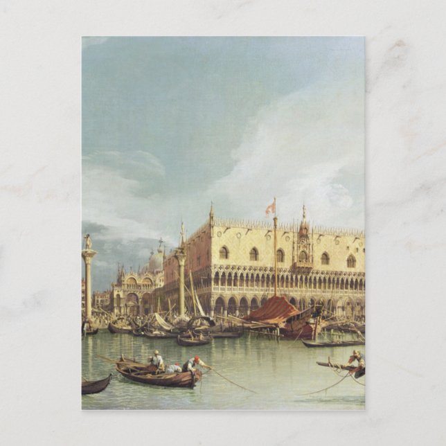 Postal Canaletto - El Molo, Venecia (Anverso)