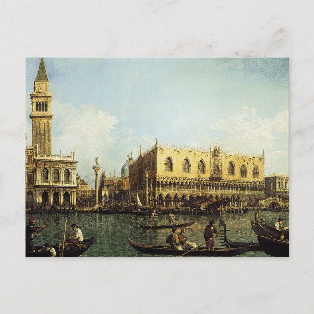Postal Canaletto El Pier (Anverso)