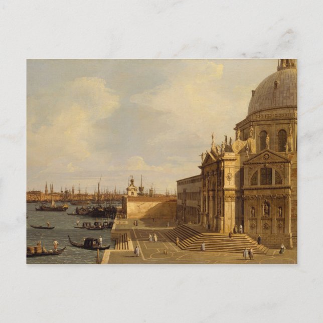 Postal Canaletto | Venecia: Santa Maria della Salute (Anverso)