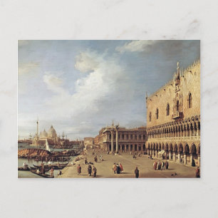 Postal Canaletto- Vista del Palacio Ducal