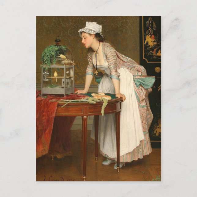 Postal Canarias mascotas - Caraud (Anverso)