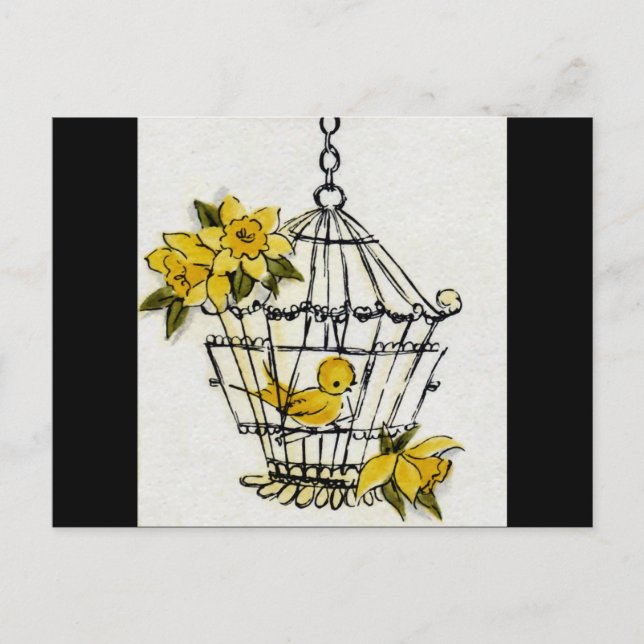 Postal Canarias y Dafodiles (Anverso)