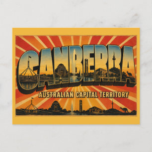 Postal Canberra ACT Ciudad Capital Vintage
