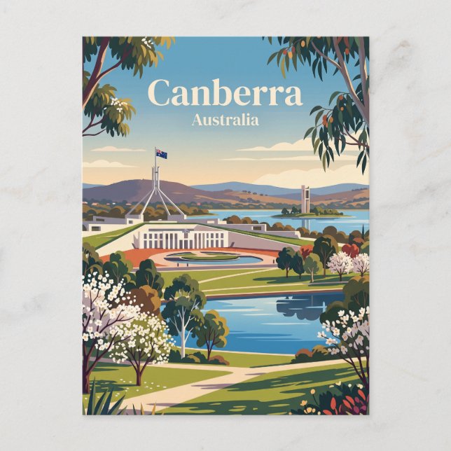 Postal Canberra, Australia (Anverso)