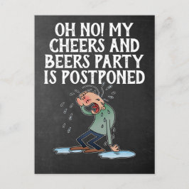 Postal Cancelación de la fiesta de Cheers And Beers pospu