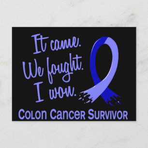 Postal Cáncer de colon del superviviente 11
