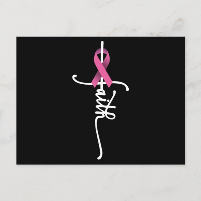 Postal Cáncer de Mama Fe Cáncer de Mama Apoyo a la Concie (Anverso)