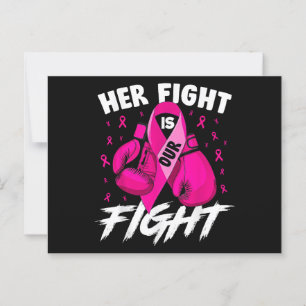 Postal Cáncer de Mama Su Lucha Es Nuestra Lucha Contra El