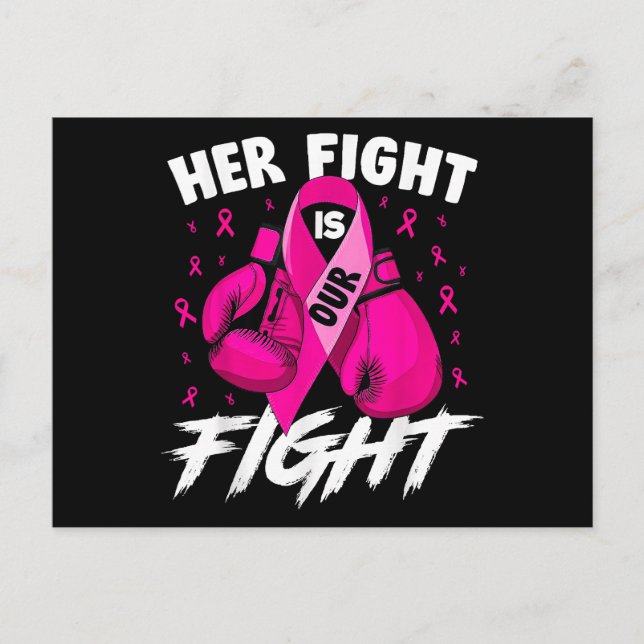 Postal Cáncer de Mama Su Lucha Es Nuestra Lucha Contra El (Anverso)