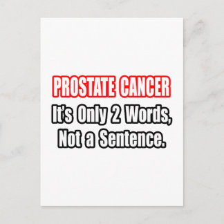Postal Cáncer de próstata... no es una sentencia