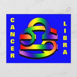Postal Cáncer y Libra GLBT