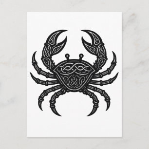 Postal Cáncer — Zodiaco Cangrejo Tinta Embrujada