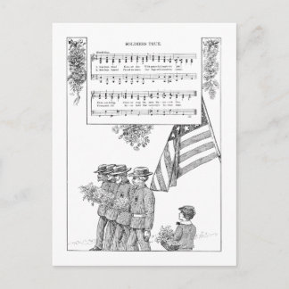 Postal Canción conmemorativa del día de los soldados
