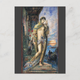 Postal Canción de canciones de Gustave Moreau