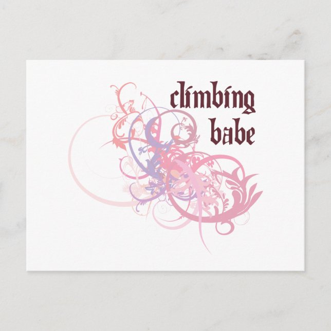 Postal Canción de escalada (Anverso)