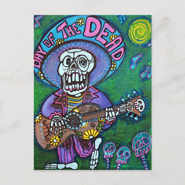 Postal Canción de los muertos (Anverso)