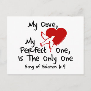 Postal Canción de Salomón 6:9