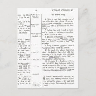 Postal Canción de Solomon