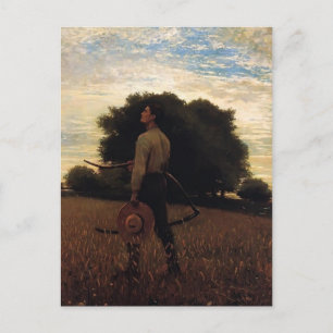 Postal Canción del Lark de Winslow Homer