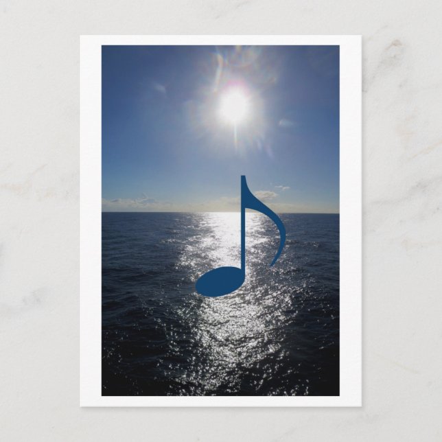 Postal Canción del mar (Anverso)