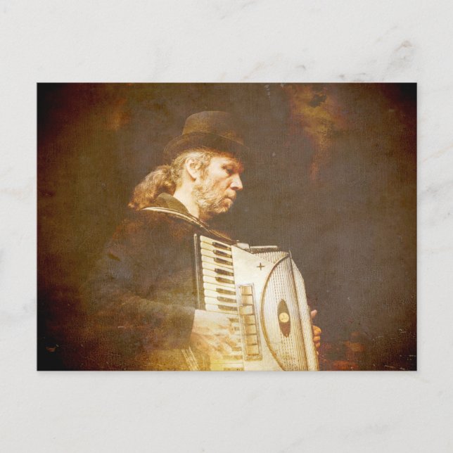 Postal Canción del rey gitano (Anverso)