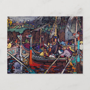 Postal Canción del Volga, 1906 por Wassily Kandinsky
