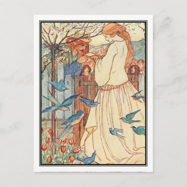 Postal Canción Maiden de Florence Harrison (Anverso)