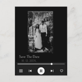 Postal Canción musical de portada única de álbumes