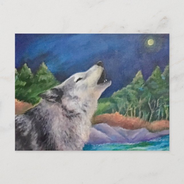 Postal Canción salvaje (Anverso)