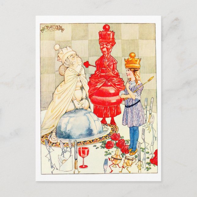 Postal Canciones de Alicia: El Indo Pescado (Anverso)