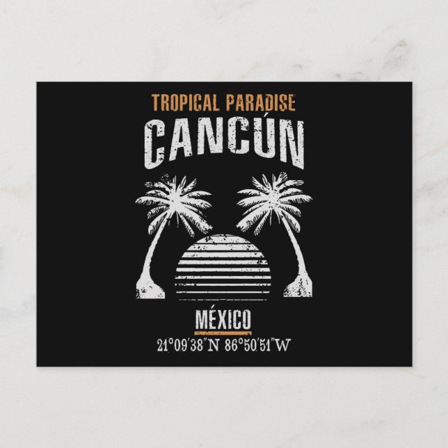 Postal Cancún (Anverso)