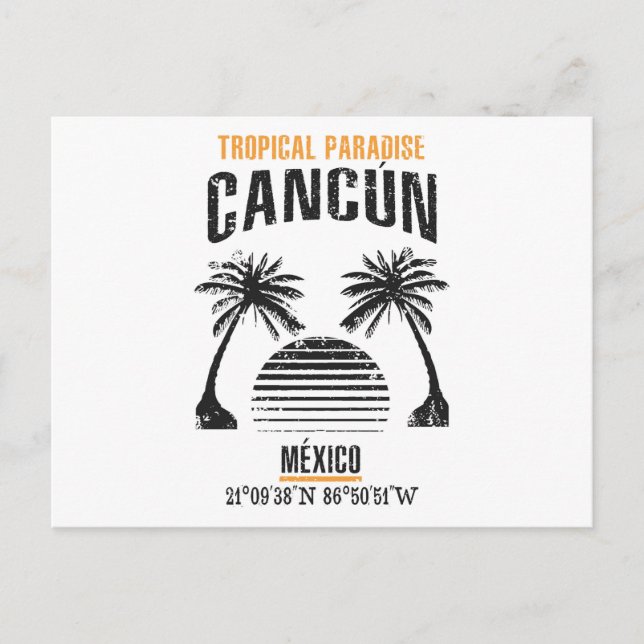 Postal Cancún (Anverso)