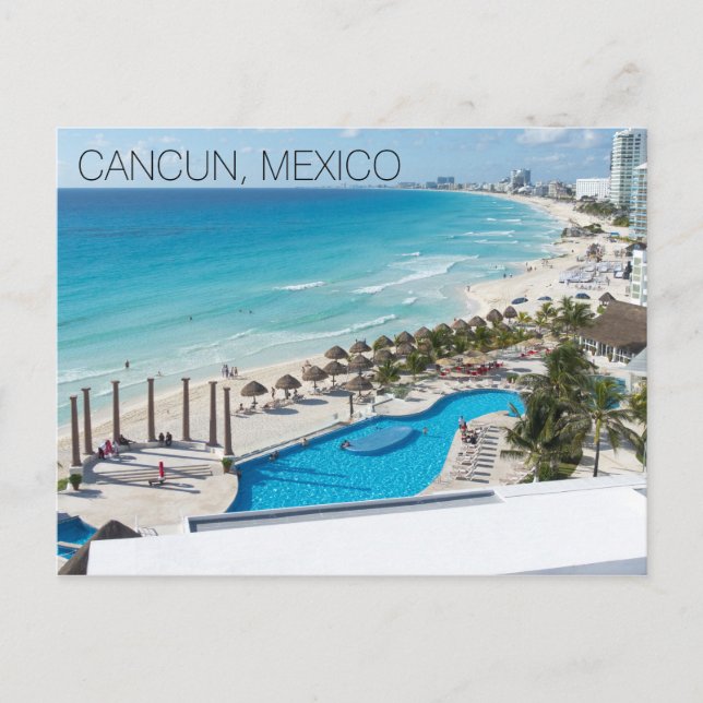 Postal Cancun Beach Resort Mexico Vacation (Anverso)
