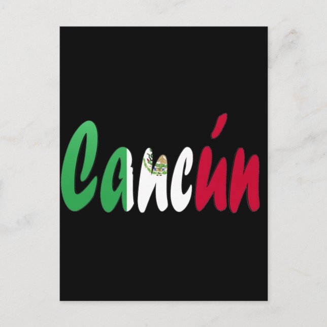 Postal Cancún, México (Anverso)