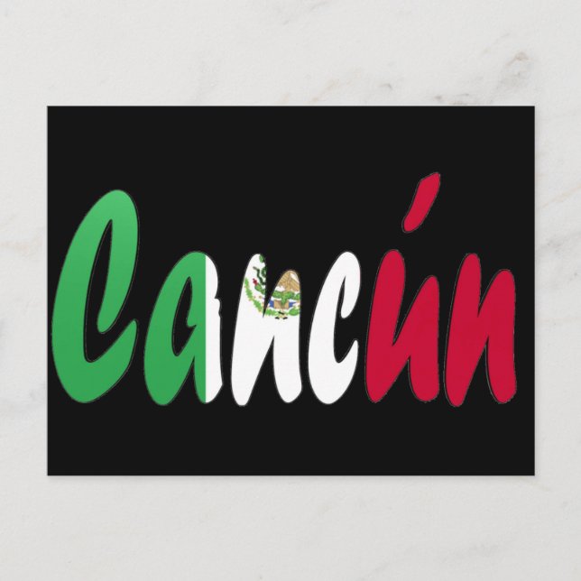 Postal Cancún, México (Anverso)