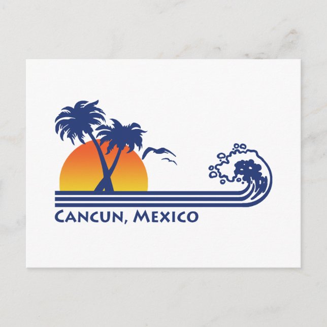 Postal Cancún México (Anverso)