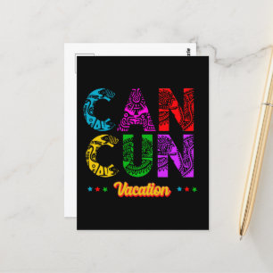 Postal Cancun México Grupo Vacaciones Aventura