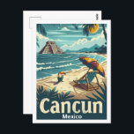 Postal Cancun México Vintage Famous Travel Place<br><div class="desc">Cancun México Vintage Famous Travel Place</div>